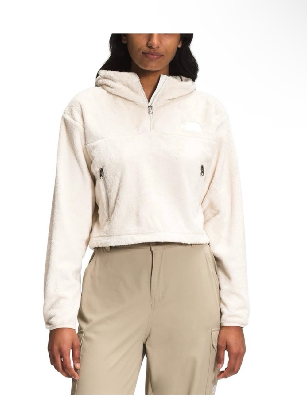The North Face Osito 1/4
Zip Hoodie Womens Fleece
In Gardenia White